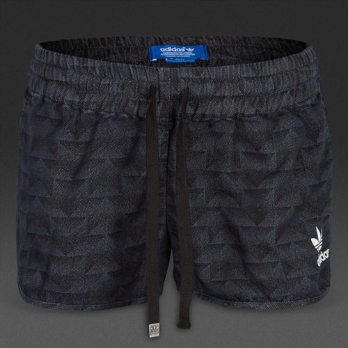 Adidas Originals Denim Rinse Shorts Rinse Denim for Women